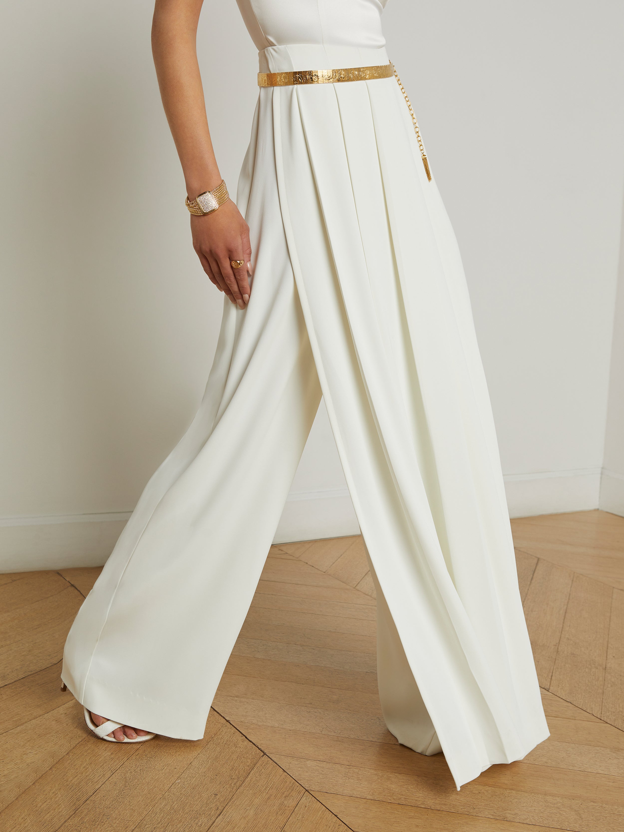 Aki Skirt-Front Pant pant L'AGENCE