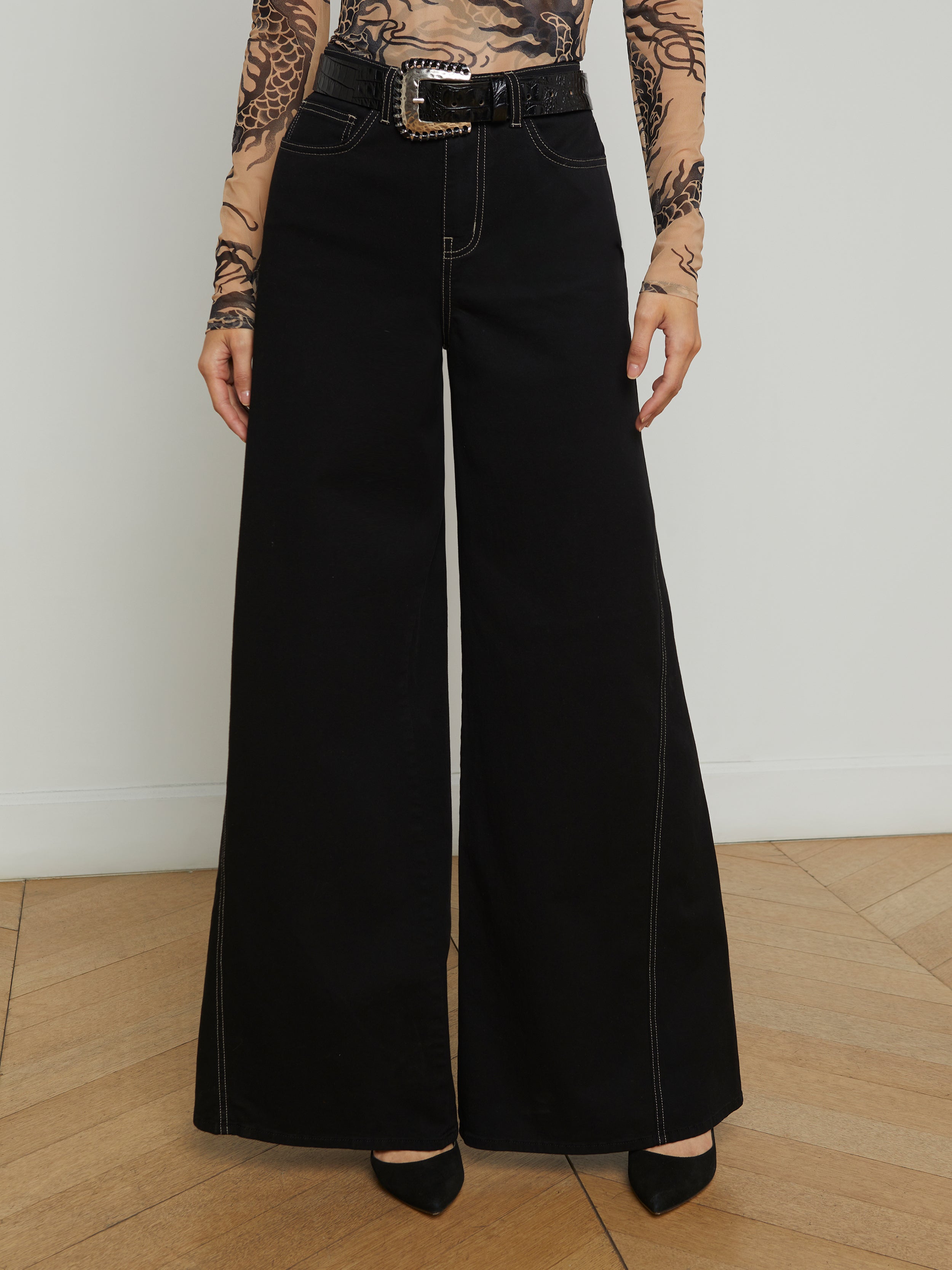 Beau Wide-Leg Jean jean L'AGENCE