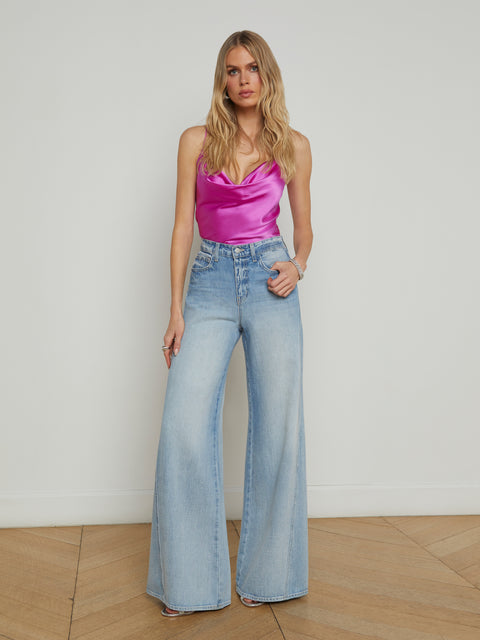 Beau Wide-Leg Jean jean L'AGENCE