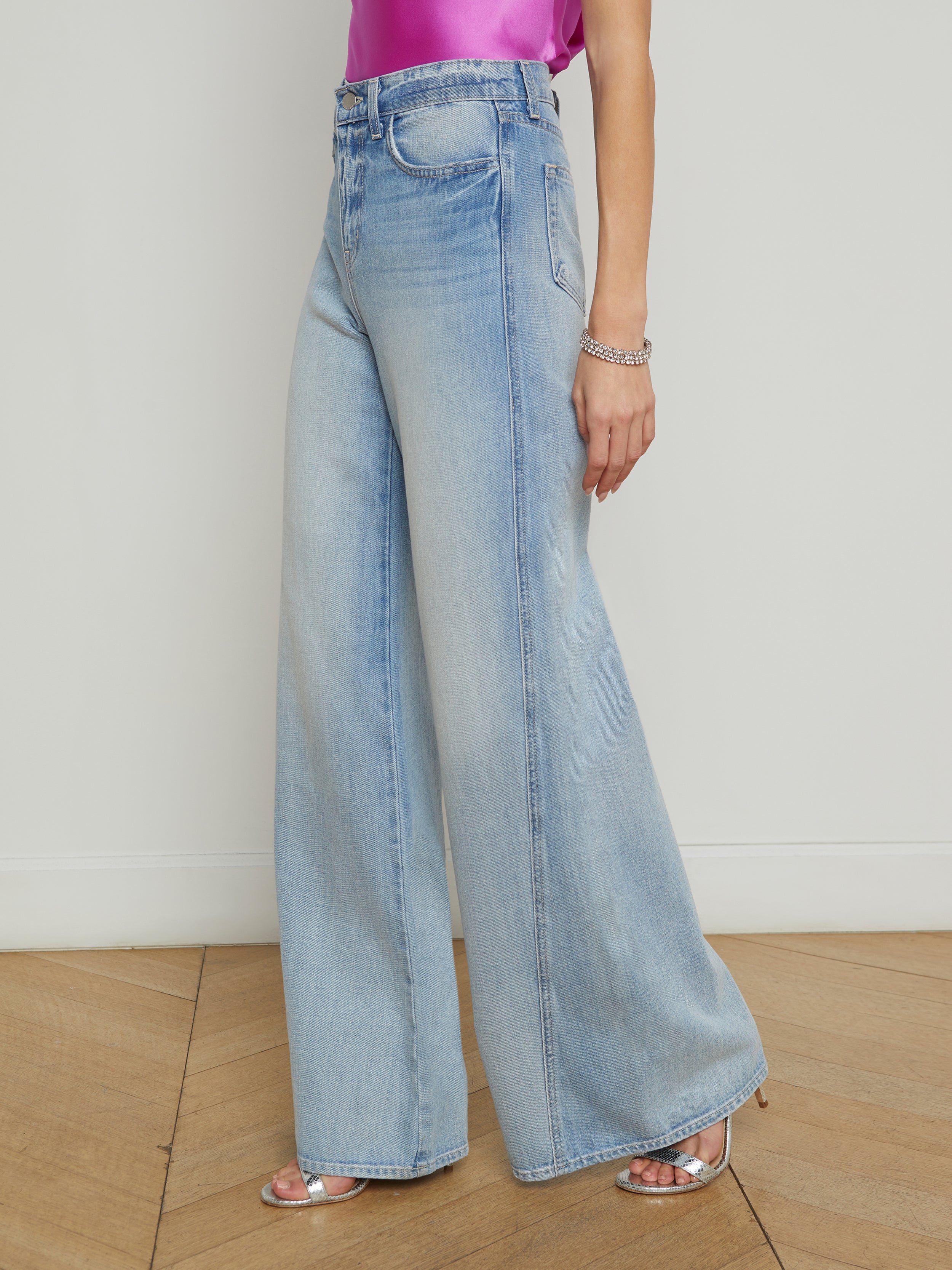 Beau Wide-Leg Jean jean L'AGENCE