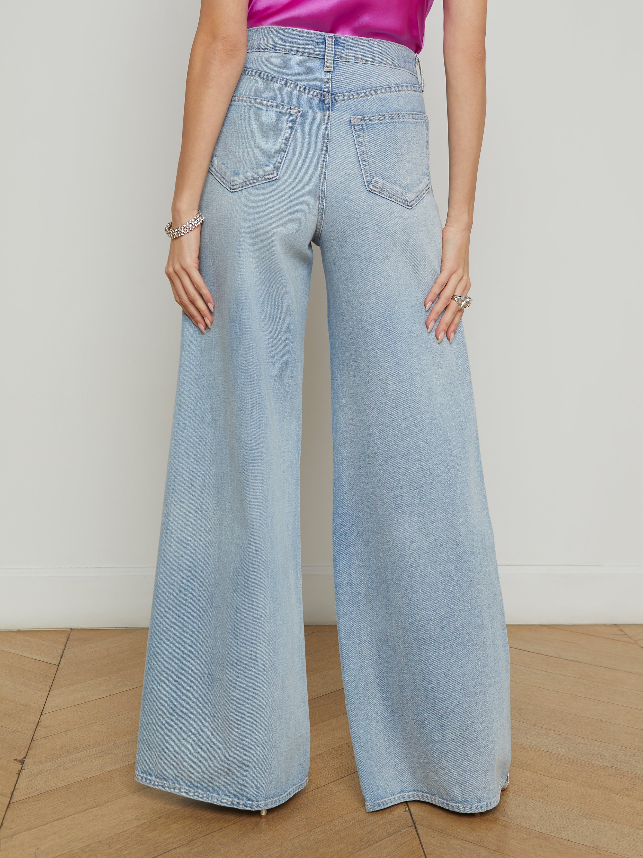 Beau Wide-Leg Jean jean L'AGENCE