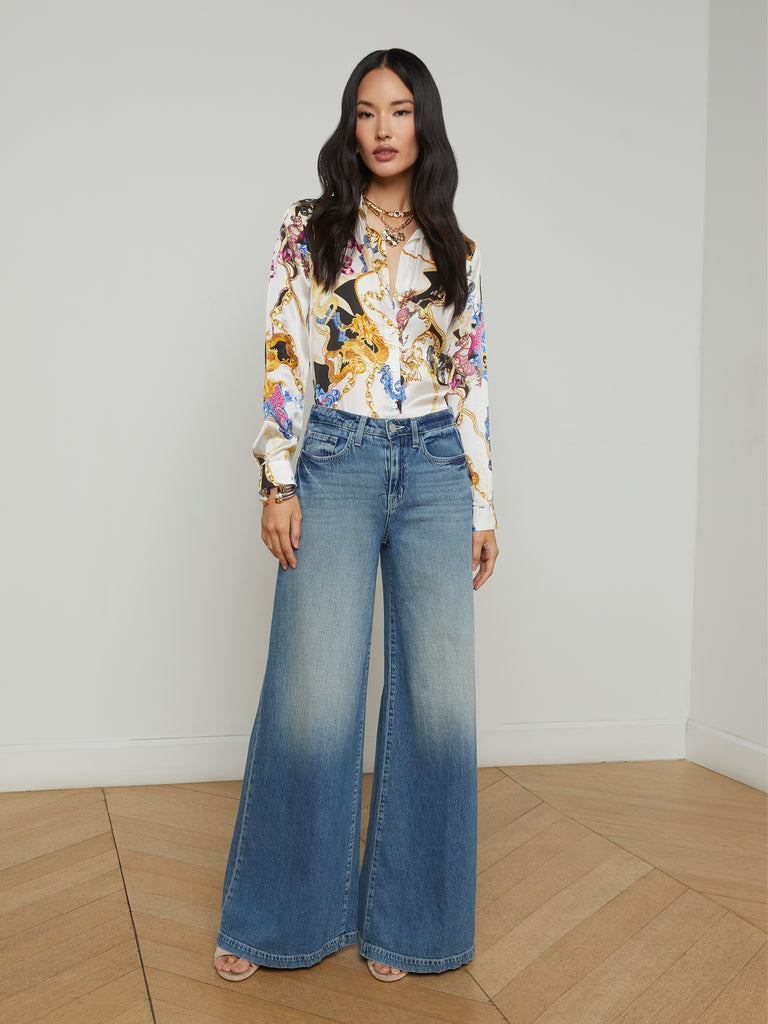 Quincy Wide-Leg Jean jean L'AGENCE