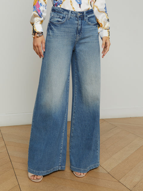 Quincy Wide-Leg Jean jean L'AGENCE