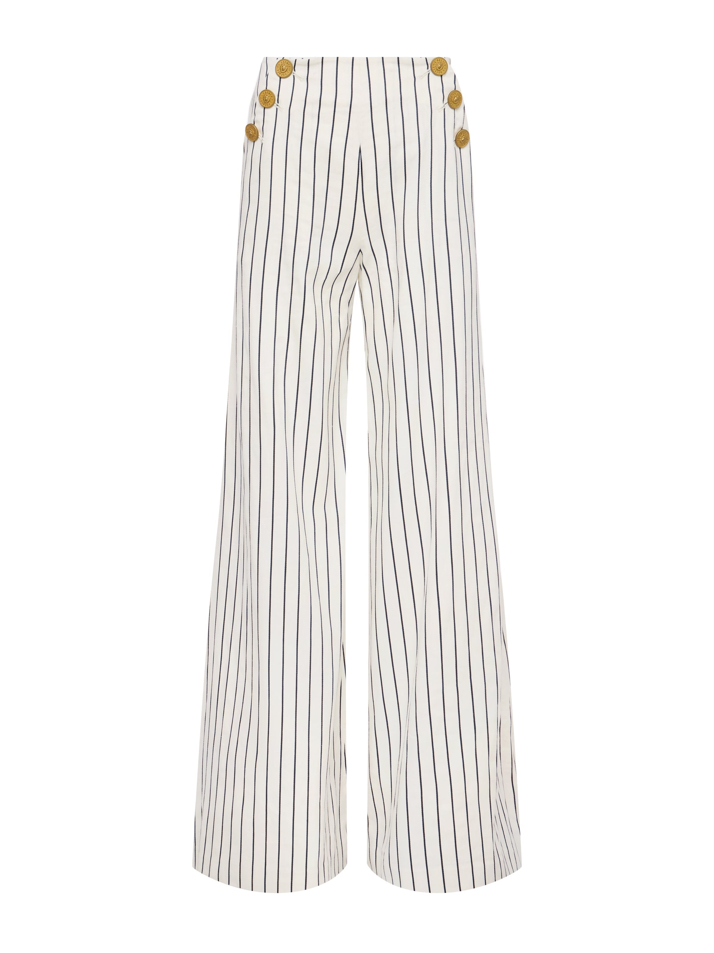 Kingston Striped Wide-Leg Pant
