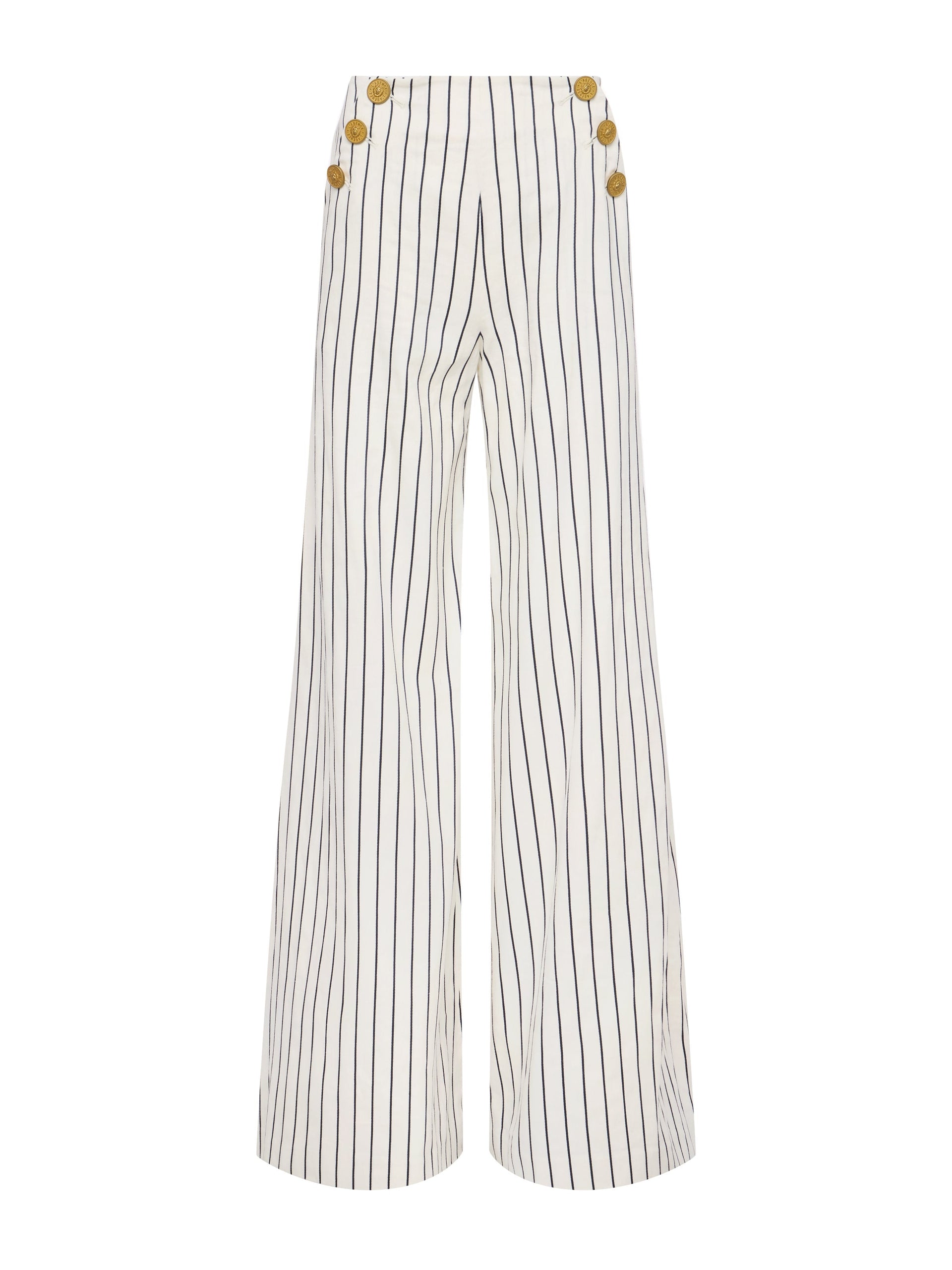 Kingston Striped Wide-Leg Pant