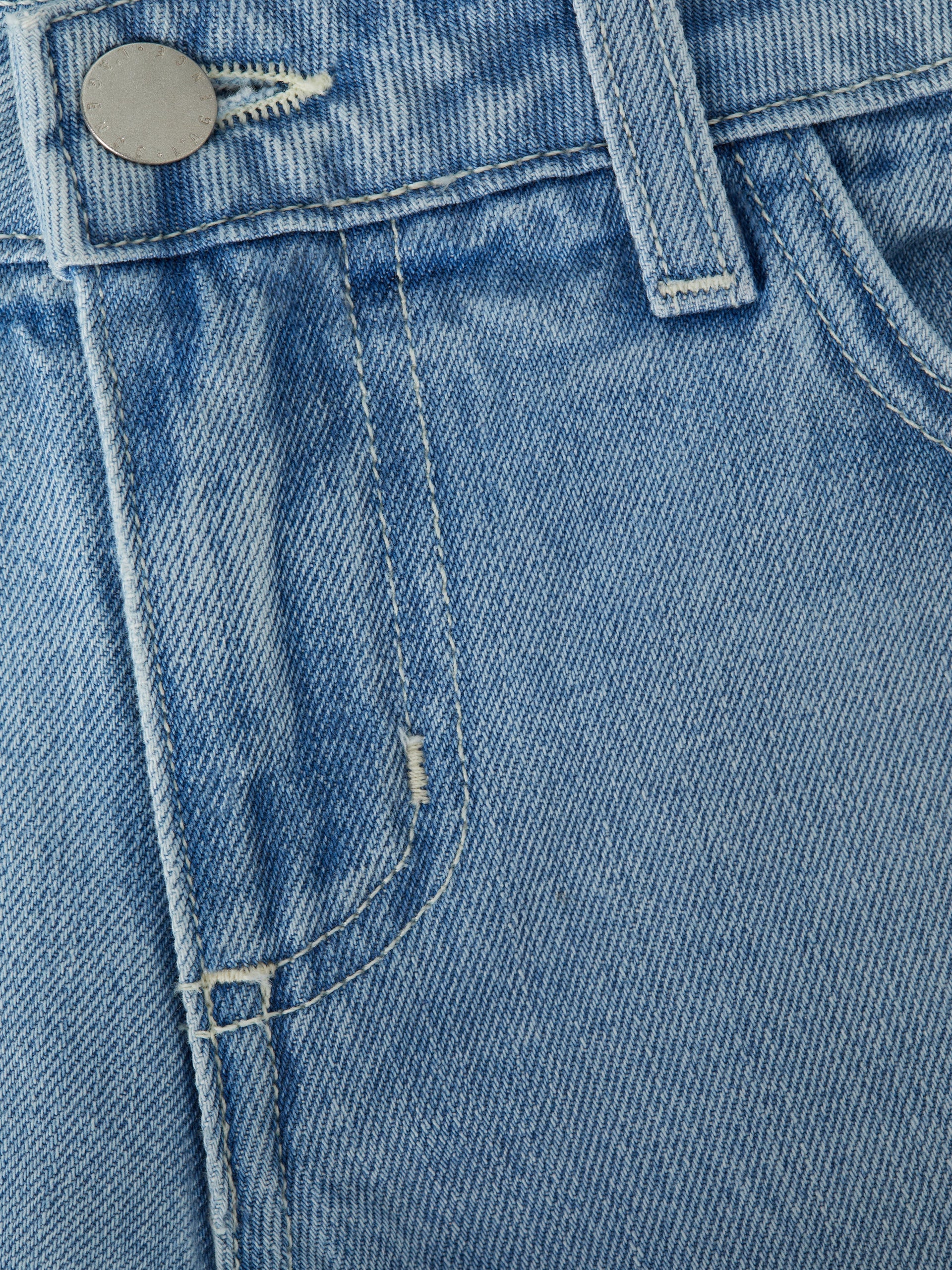 Blaine Cropped Stovepipe Jean jean L'AGENCE
