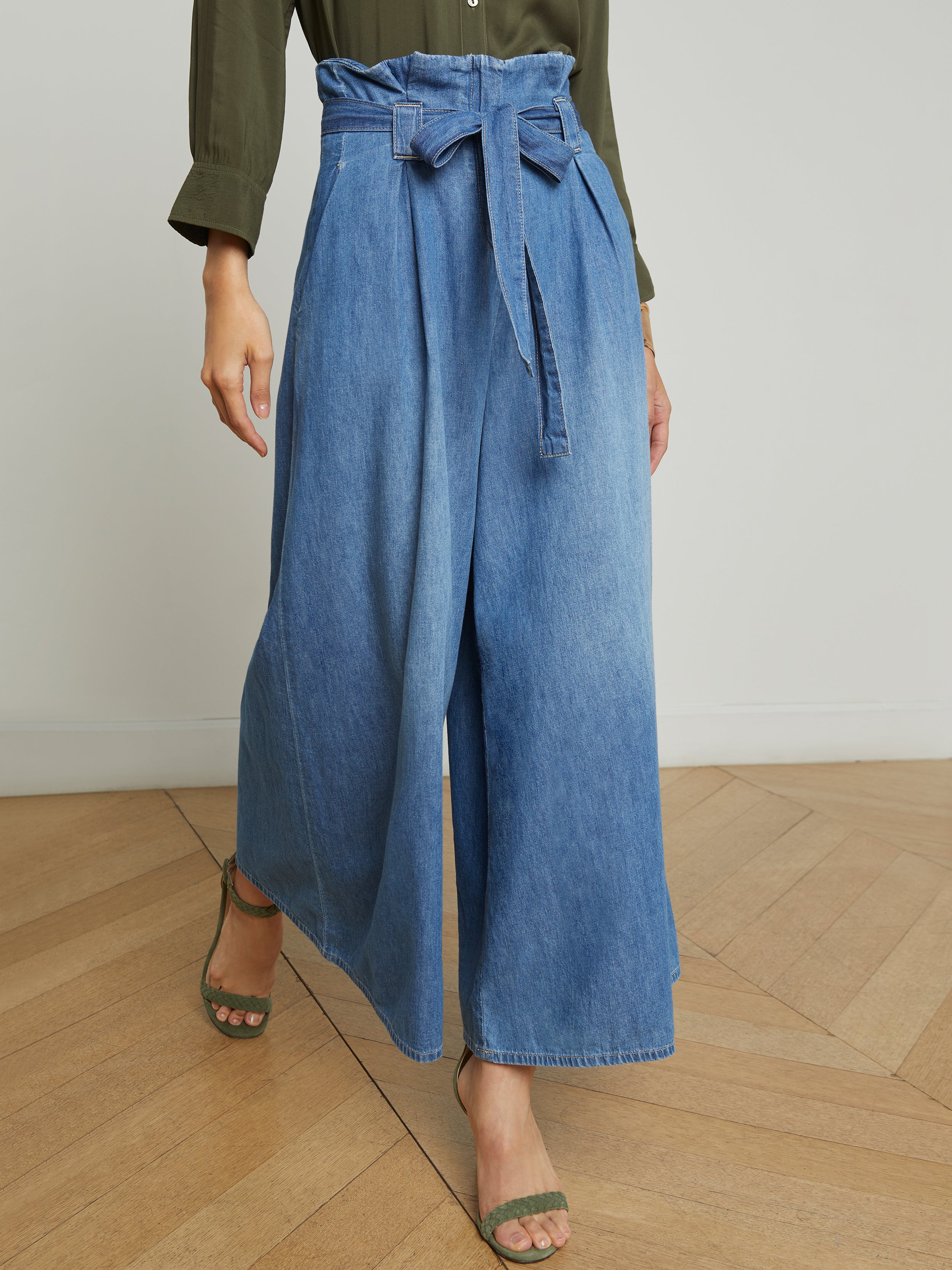 Lowen Cropped Wide-Leg Jean coming soon L'AGENCE