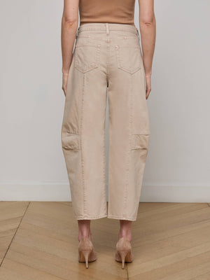 Cody Cropped Barrel-Leg Jean