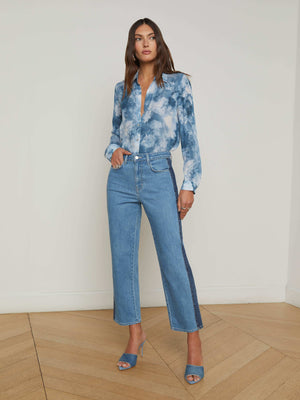 Emorie Cropped Stovepipe Jean jean L'AGENCE