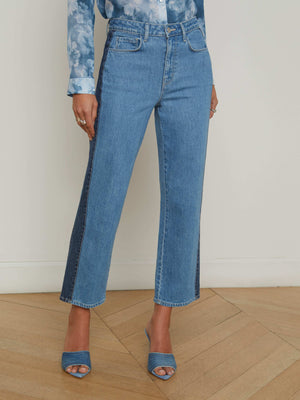 Emorie Cropped Stovepipe Jean jean L'AGENCE