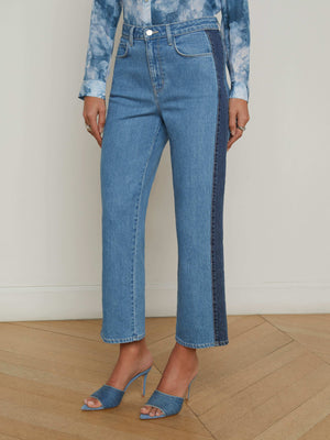 Emorie Cropped Stovepipe Jean jean L'AGENCE