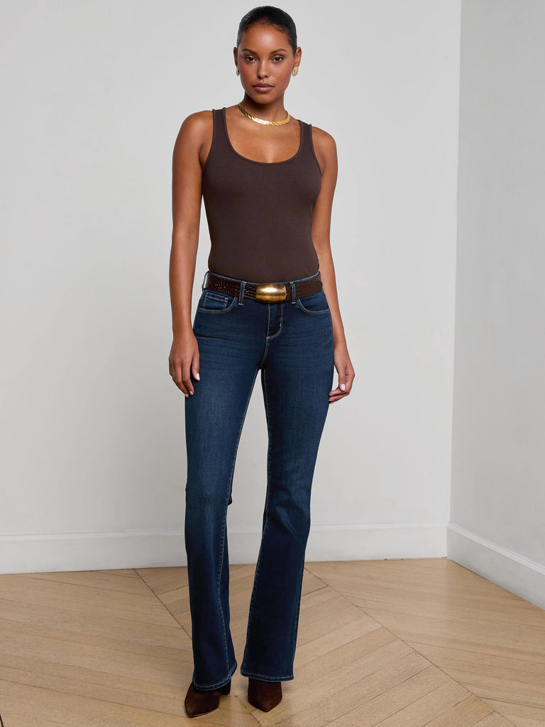 Cara Low-Rise Bootcut Jean