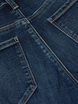 Jean bootcut à taille basse Cara