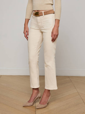 Noya Cropped Slim Flare Jean