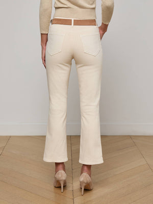 Noya Cropped Slim Flare Jean
