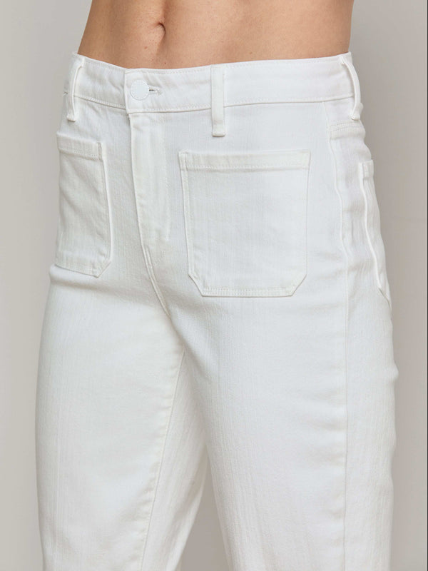 Noya Cropped Slim Flare Jean jean L'AGENCE