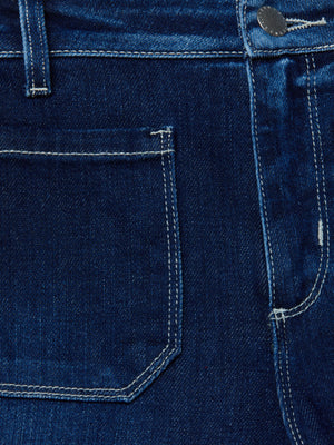 Noya Cropped Slim Flare Jean