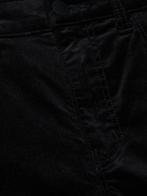 Celestia Velvet Slim-Leg Jean
