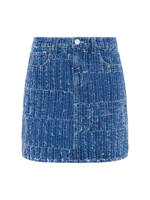 Jolene Denim Mini Skirt skirt L'AGENCE