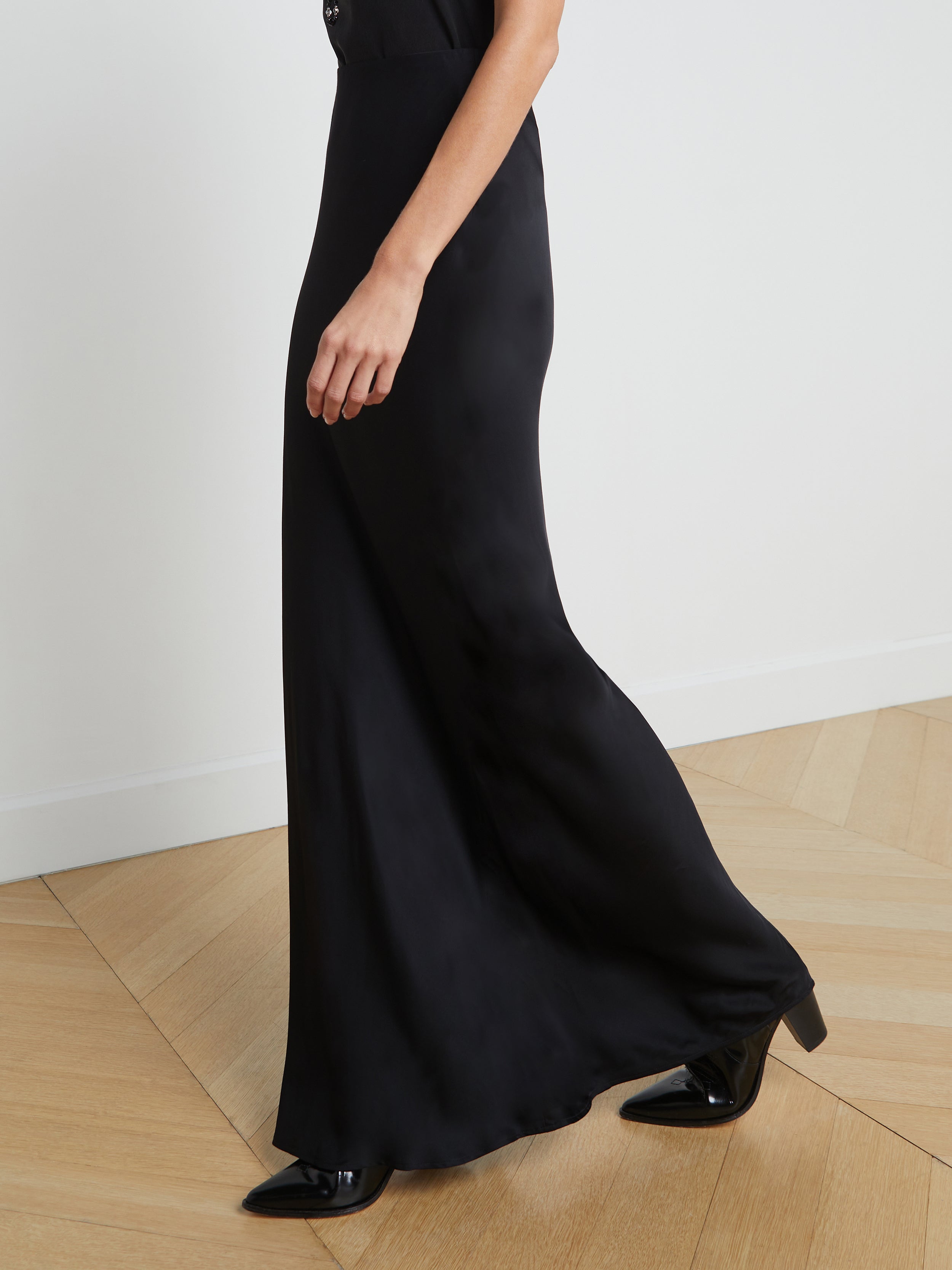 L'AGENCE Zeta Skirt In Black