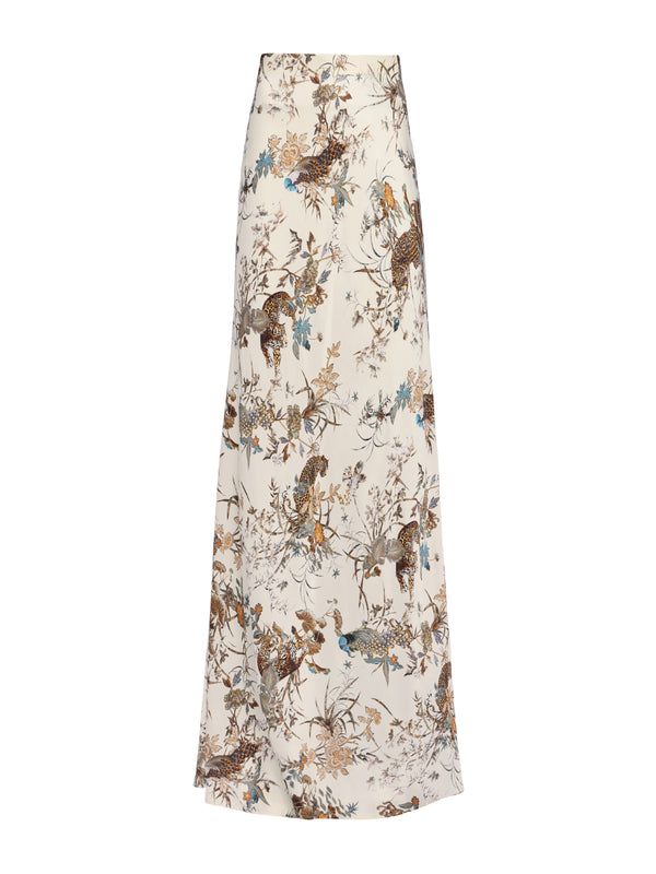 Zeta Satin Maxi Skirt skirt L'AGENCE
