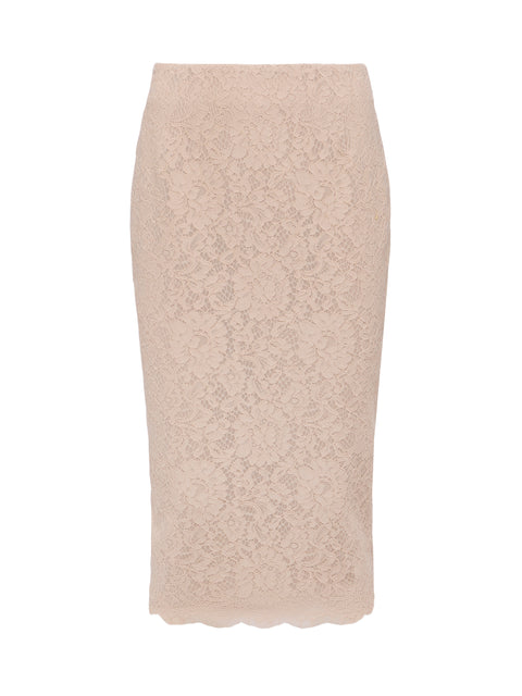 Royal Lace Pencil Skirt skirt L'AGENCE