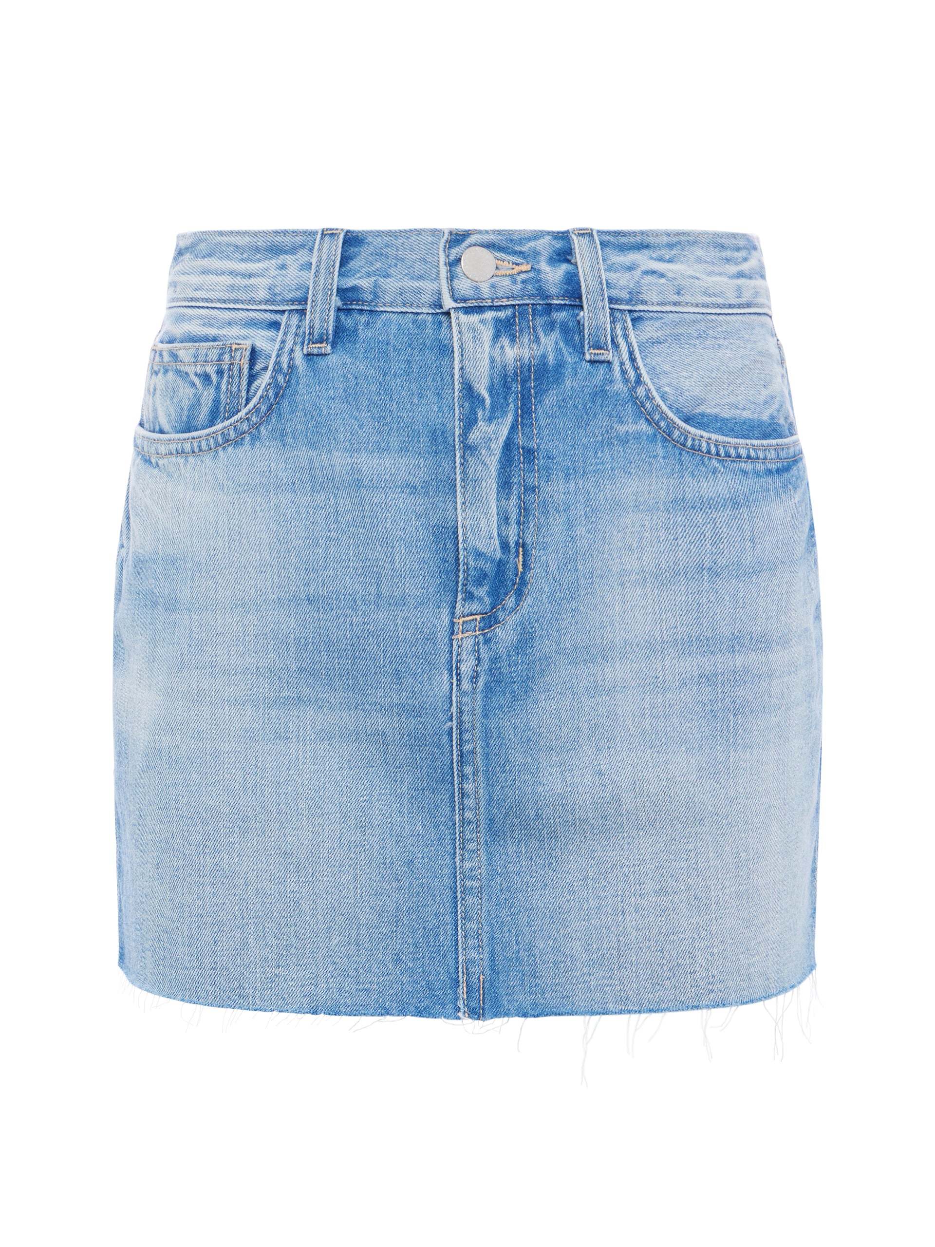 Paris Denim Mini Skirt skirt L'AGENCE Sale   