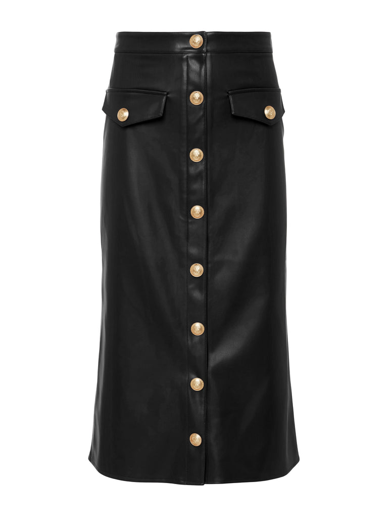 Mahogany Shyann Vegan Leather Skirt main image 1