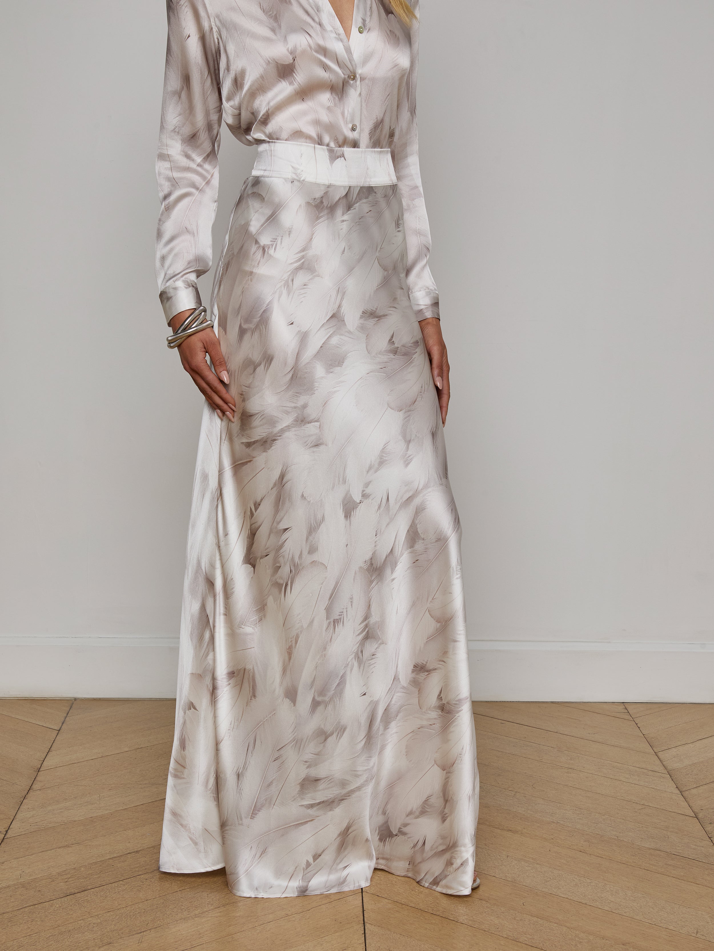 Ryker Silk Maxi Skirt
