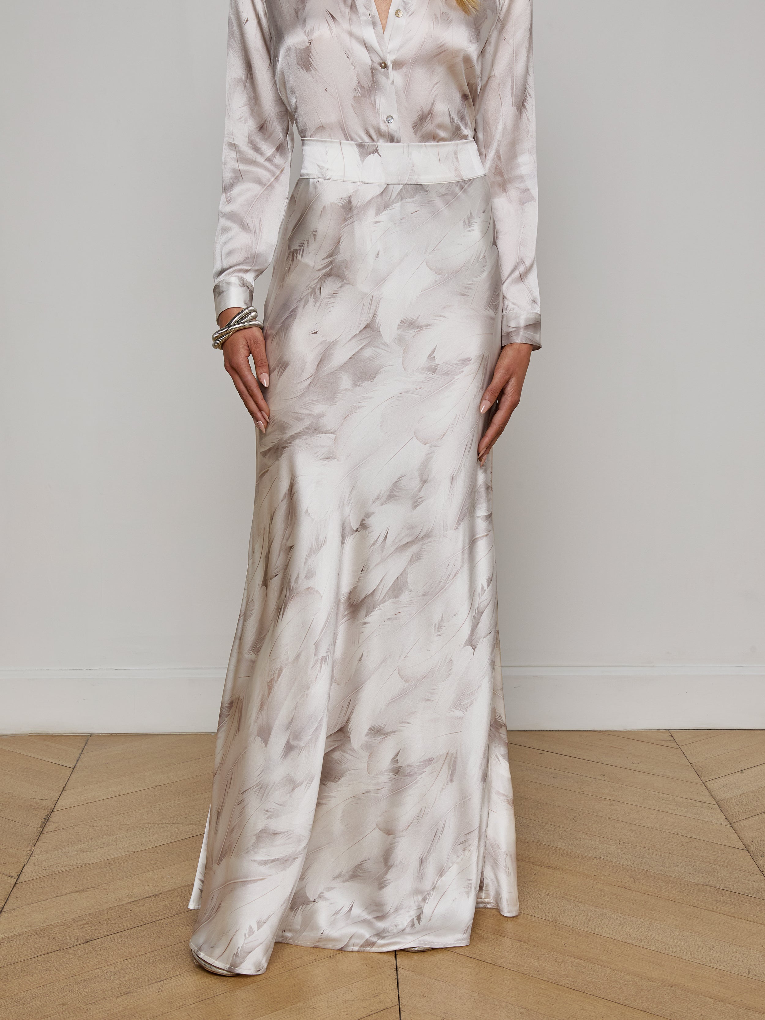 Ryker Silk Maxi Skirt