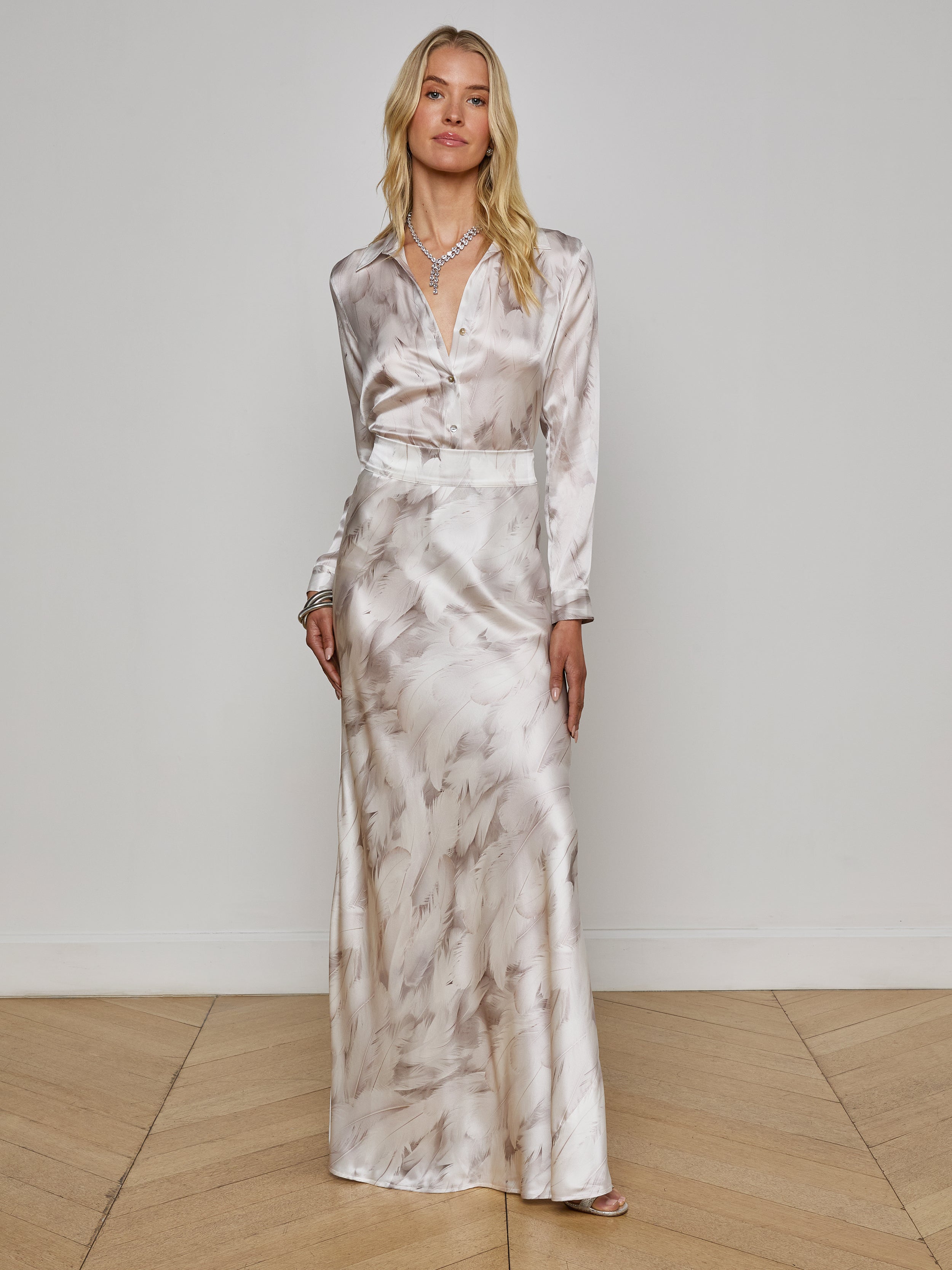 Ryker Silk Maxi Skirt