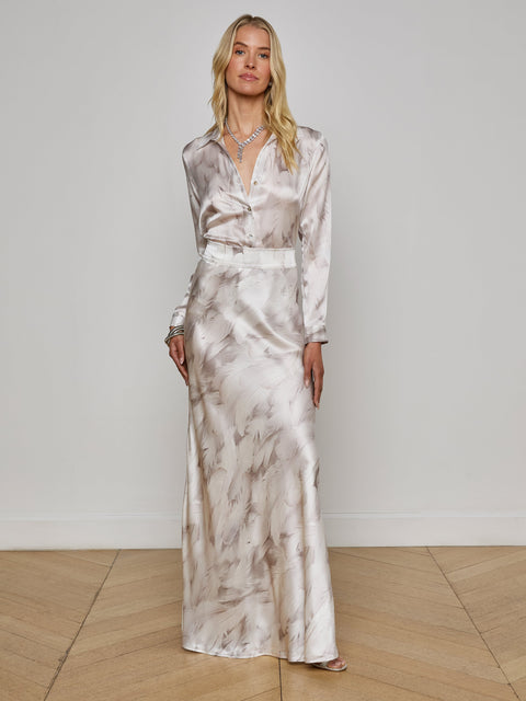 Ryker Silk Maxi Skirt