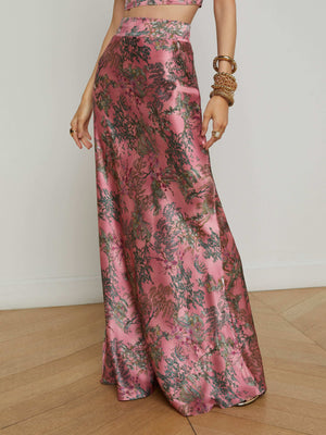 Ryker Silk Maxi Skirt skirt L'AGENCE