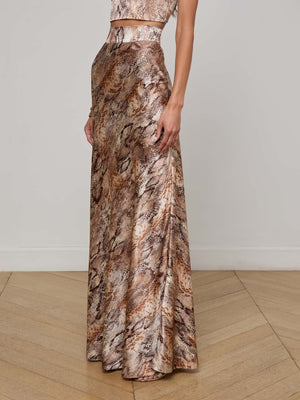 Ryker Silk Maxi Skirt