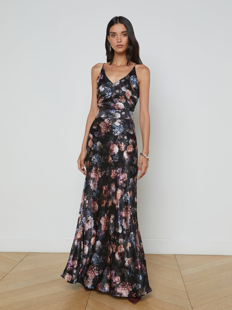 Ryker Silk Maxi Skirt skirt L'AGENCE Sale