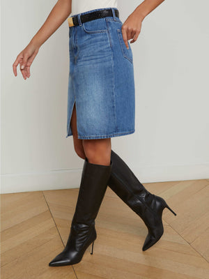 Tylee Denim Skirt skirt L'AGENCE Sale