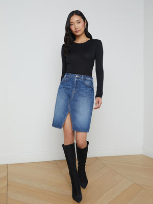 Tylee Denim Skirt