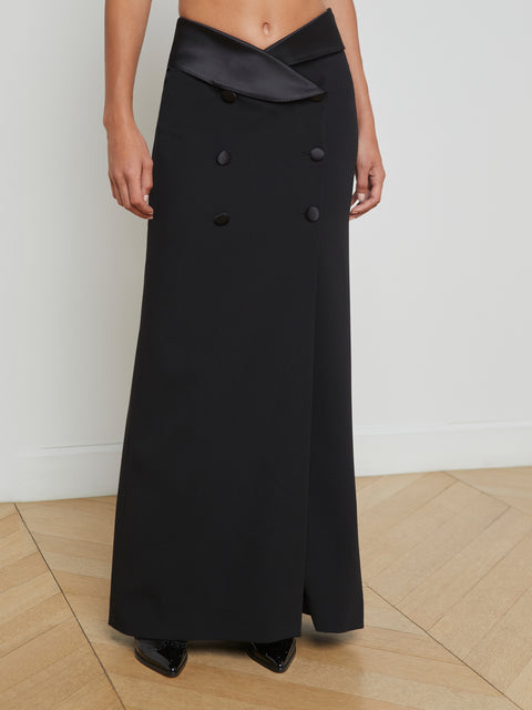 Diara Tuxedo Skirt skirt L'AGENCE   