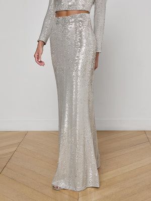Zeta Sequin Maxi Skirt