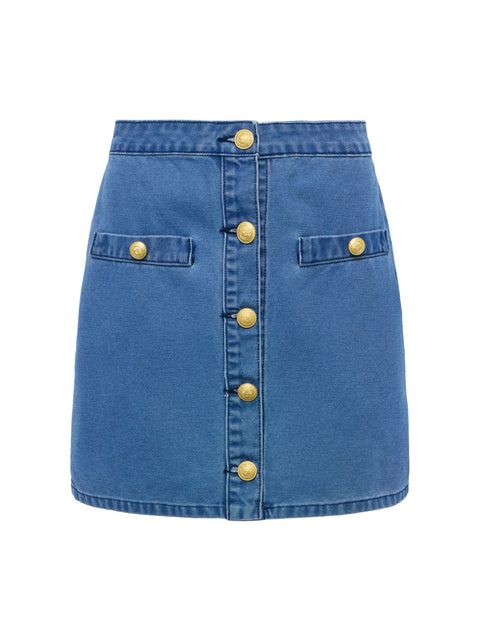 Kris Denim Mini Skirt skirt L'AGENCE