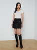 Kris Denim Mini Skirt skirt L'AGENCE Sale