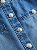 Kris Denim Mini Skirt preorder L'AGENCE   