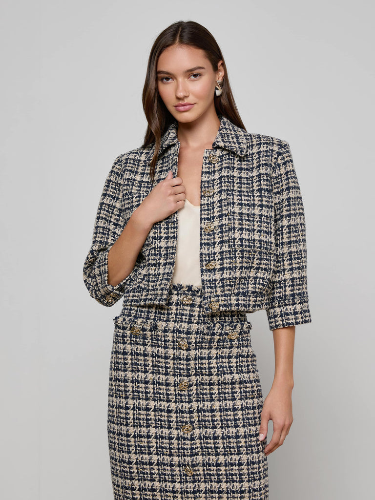 Jia Crop 3/4 SLV Jacket