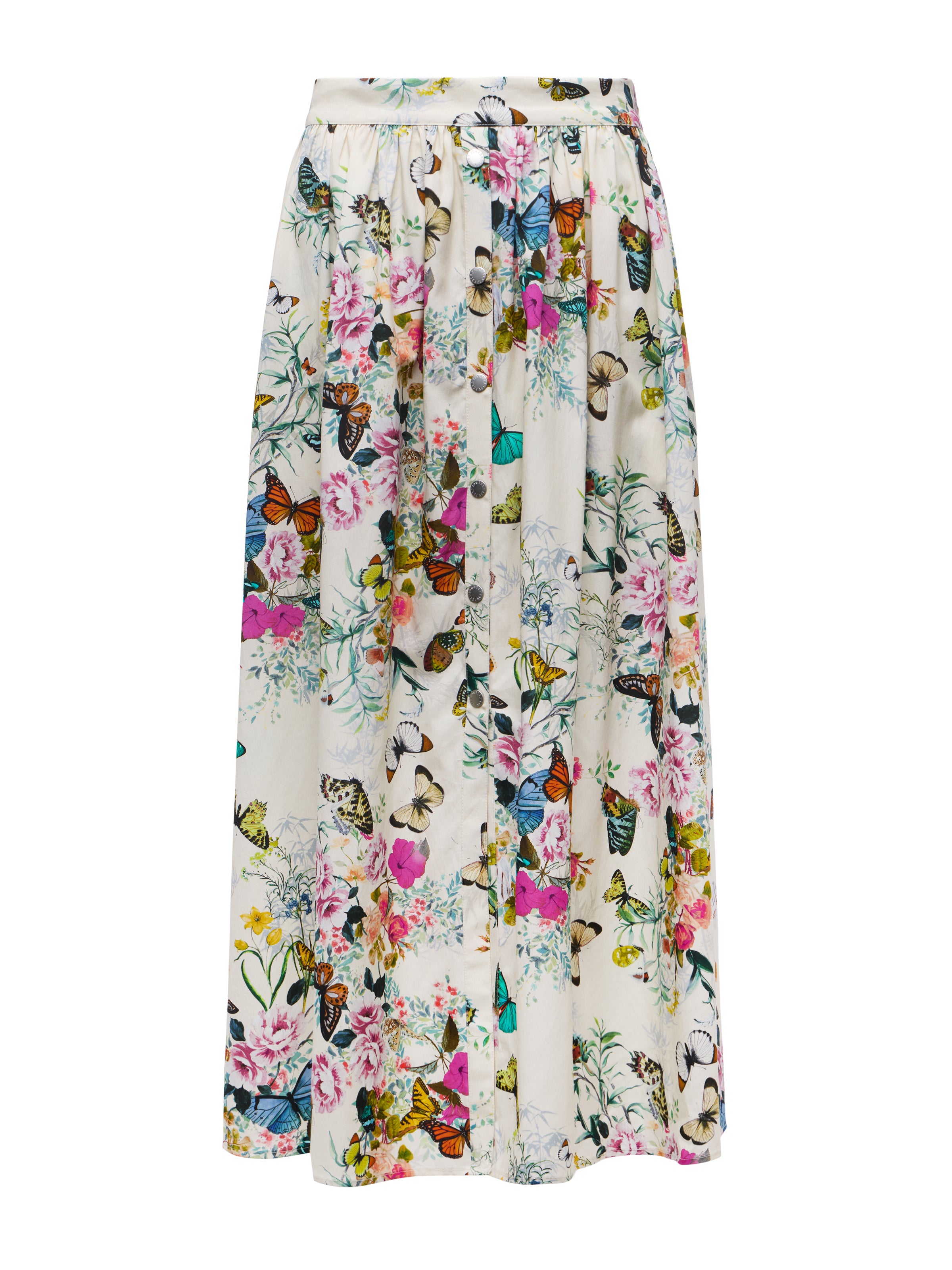 Seina Poplin Midi Skirt coming soon L'AGENCE