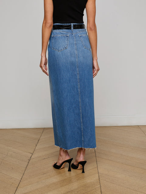 Rysa Denim Maxi Skirt