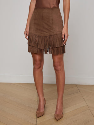 Lyle Vegan Suede mini jupe
