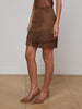Lyle Vegan Suede mini jupe