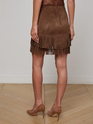 Lyle Vegan Suede mini jupe