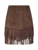 Lyle Vegan Suede mini jupe