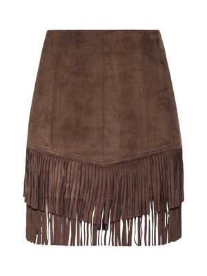 Lyle Vegan Suede mini jupe